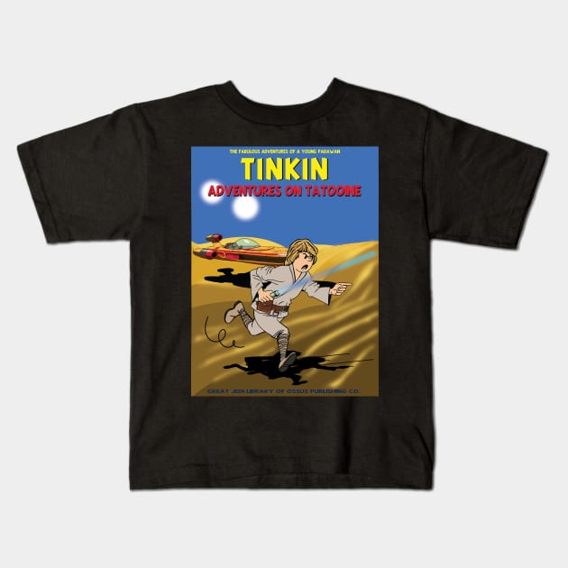 TINKIN ADVENTURES Kids T-Shirt by KARMADESIGNER T-SHIRT SHOP